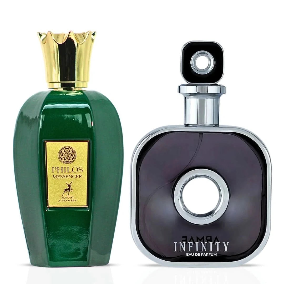Philos Messenger 100ml (3.4 oz) by Maison Alhambra & Infinity 105ml (3