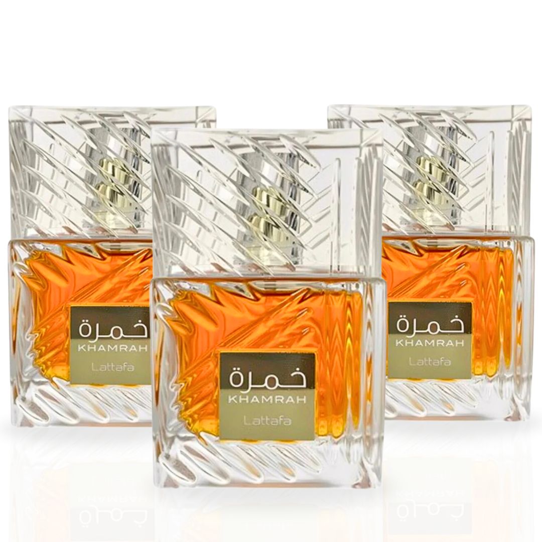 品質は非常に良い EDP Khamrah Spray Tale Timeless A | Lattafa by (3.4oz) 100ml 香水(男性用)