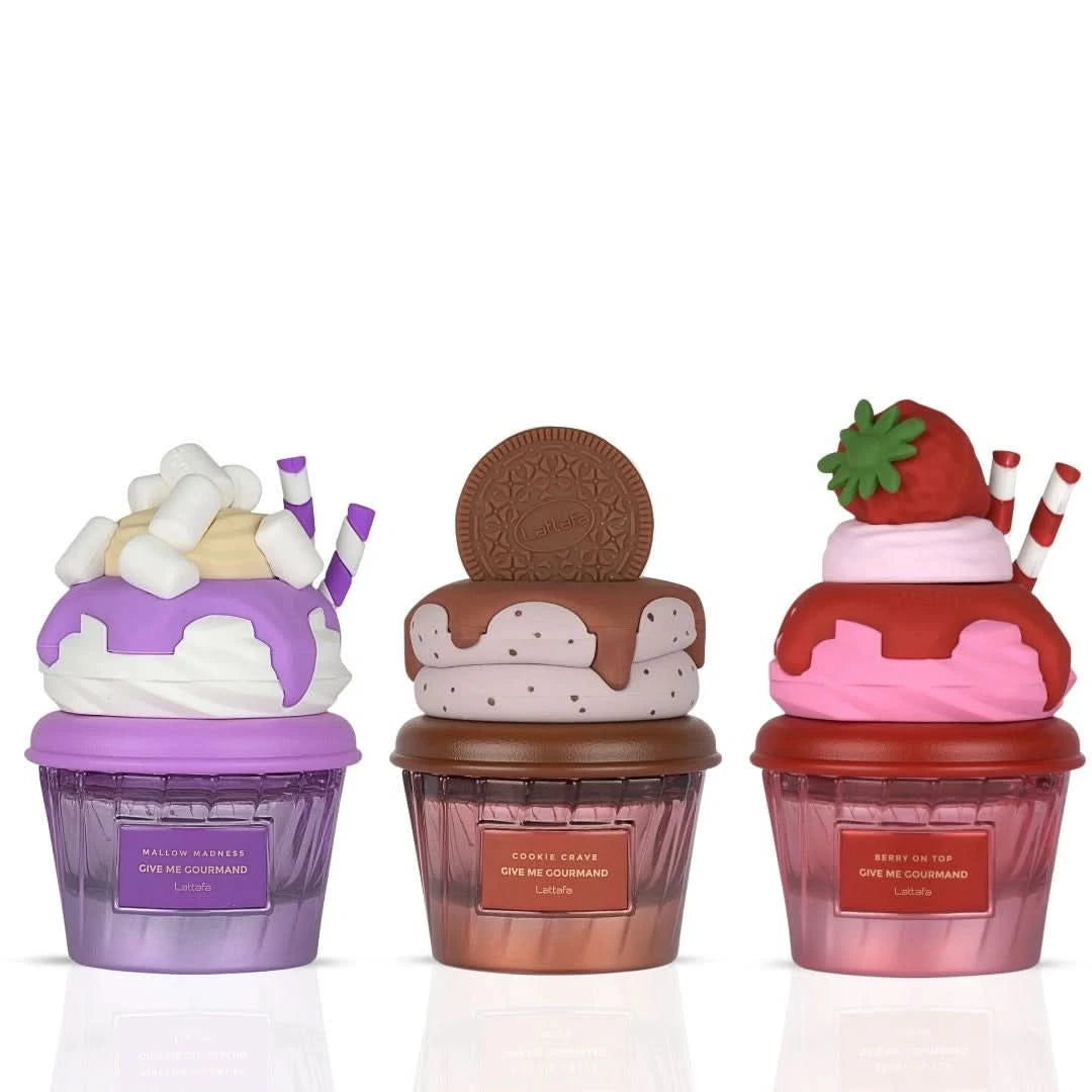 Mallow Madness, Cookie Crave & Berry on Top Eau de Parfum Sprays 75ml