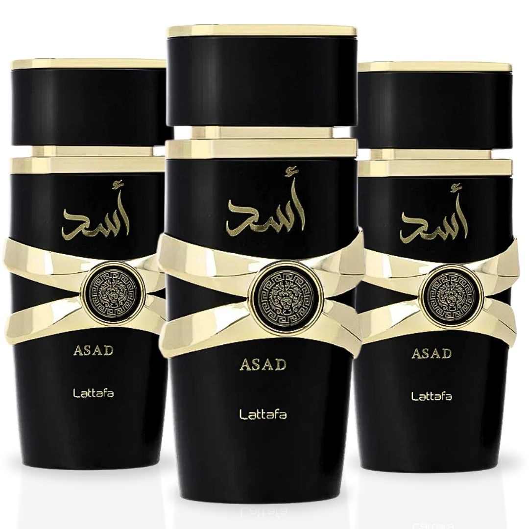 Lattafa Perfumes Asad for Men EDP Spray, 100 ml( 3.4 Oz