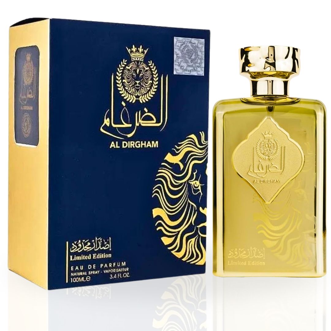Al Dirgham Limited Edition EDP Spray 100ML By Ard Al Zaafaran | Long Lasting, Luxurious, Floral Fragrance. - Intense Oud