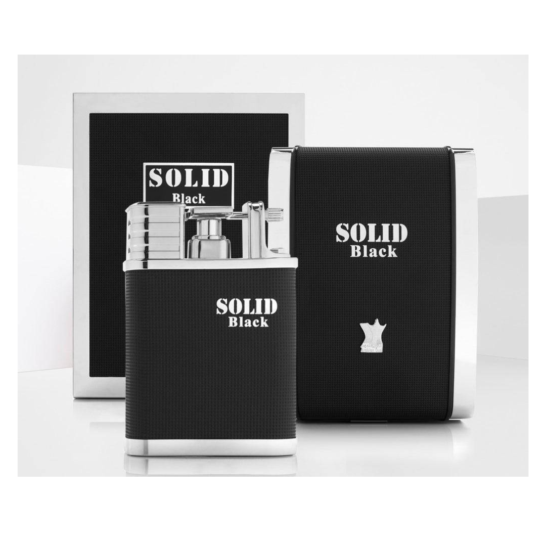 Solid (Black) for Men EDP - Eau de Parfum 100mL (3.4oz) by Arabian Oud - Intense Oud