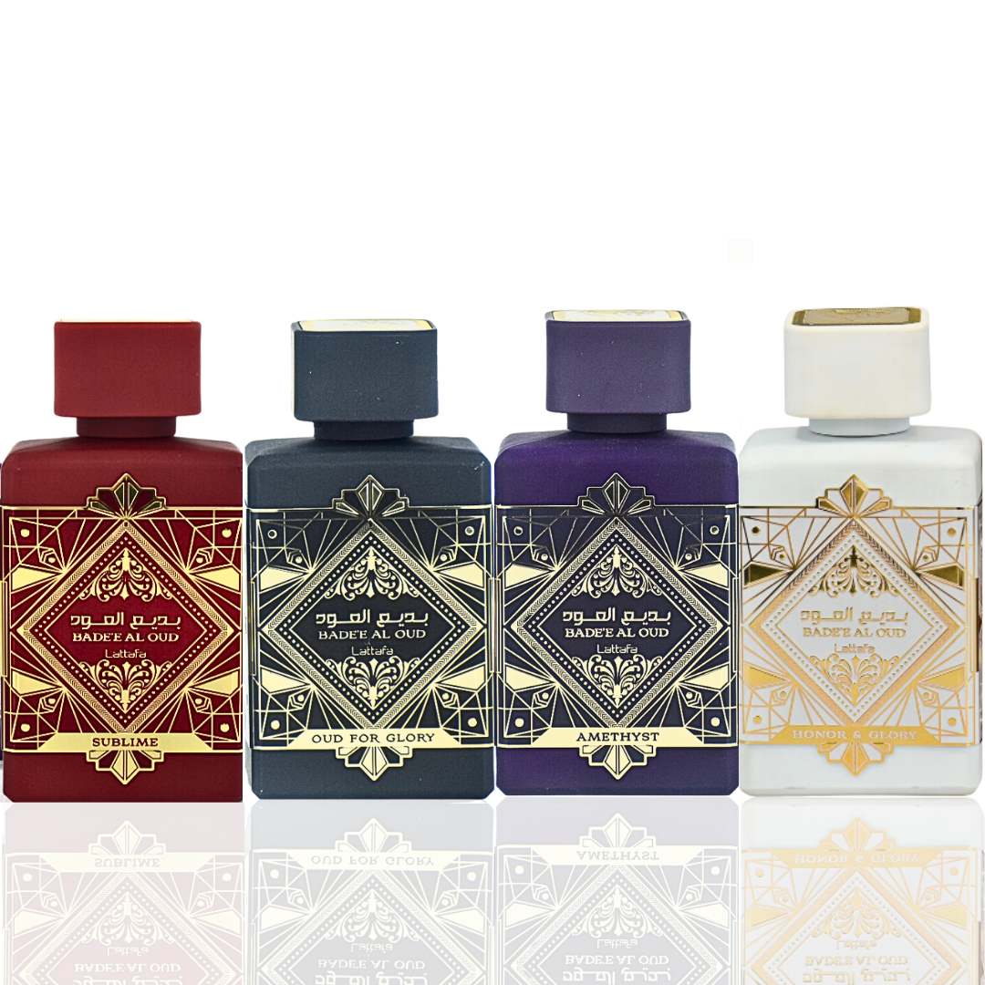Bade e Al Oud for Glory Badee Al Oud Amethyst Bade e Al Oud Sublime Bade e Al Oud Honor Glory EDP 100ml 3.4 oz By Lattafa Perfumes