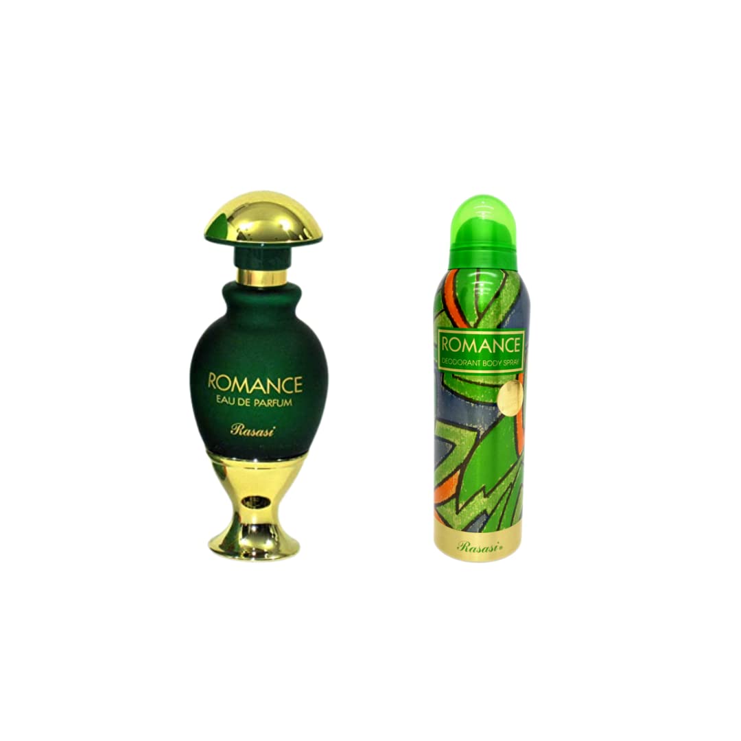 bremse Aktiv Inspirere Romance Women Perfume Eau De Parfum 45ML (1.5 oz) With Deodorant 200ML  (6.7oz) I by Rasasi | Intense Oud