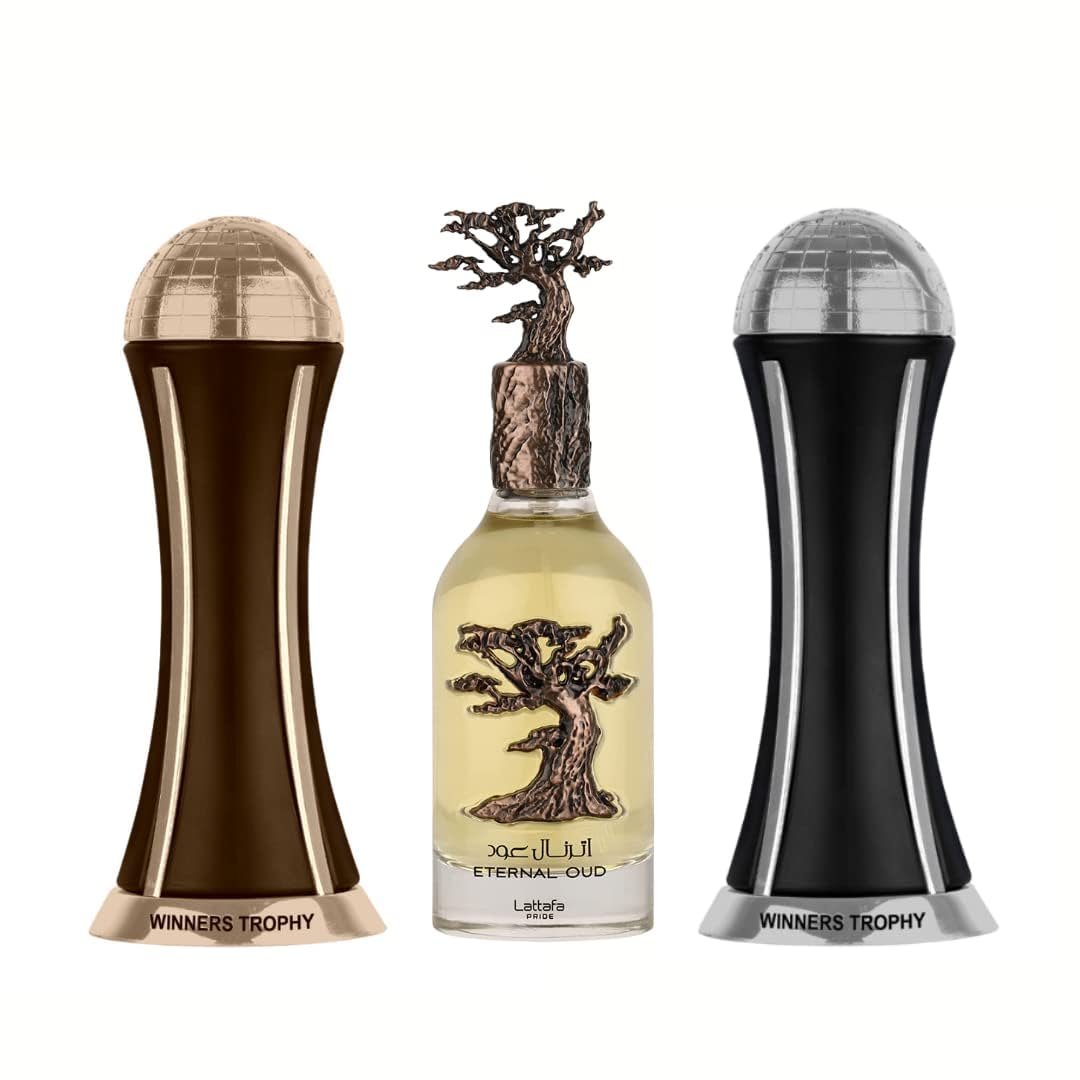 Lattafa Pride Winners Trophy Gold Eau De Parfum Spray By Lattafa - 3.4 oz Lattafa Pride Winners Trophy Gold Eau De Parfum Spray By Lattafa - 3.4 oz