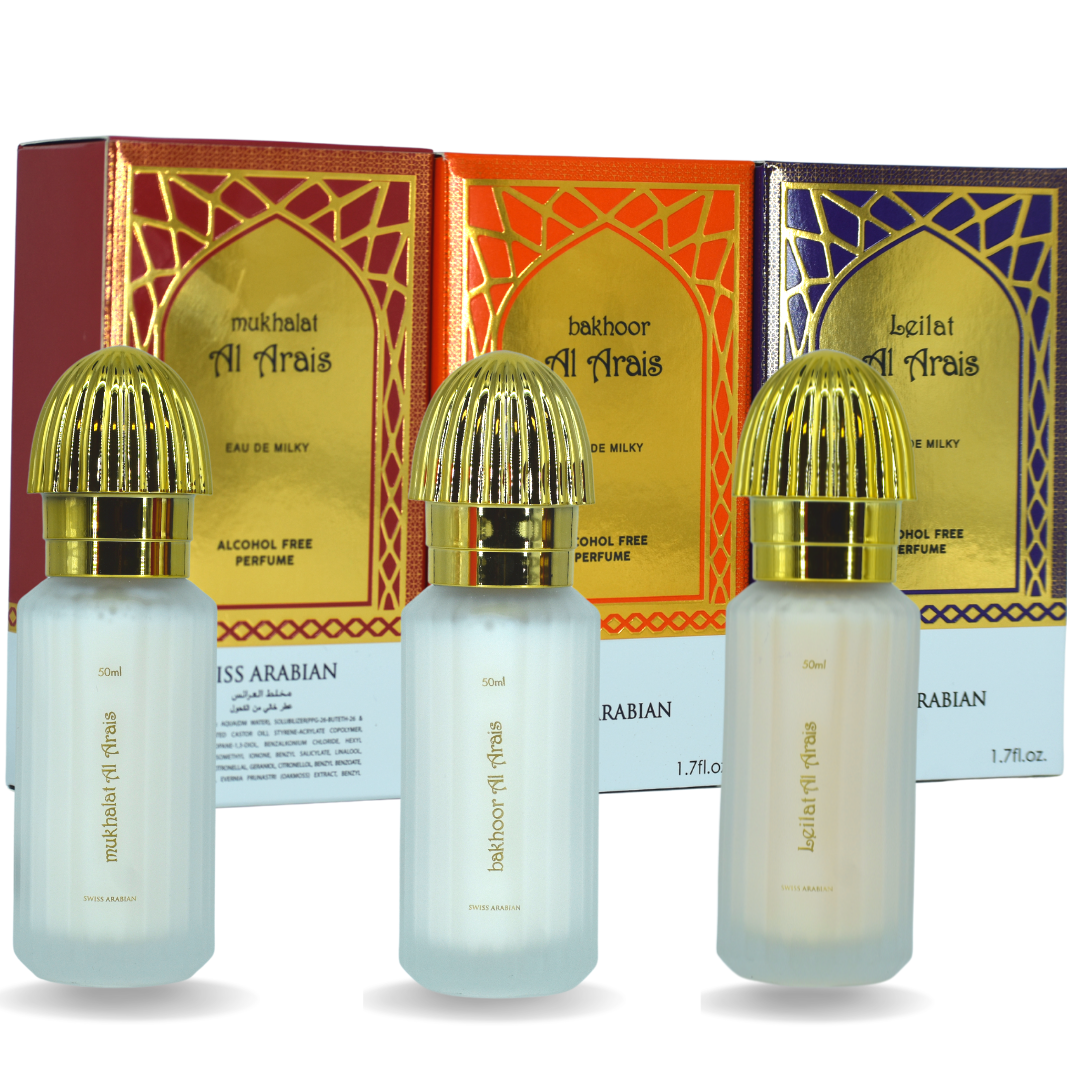 Al Arais Alcohol Free Collection Bakhoor Mukhalat Leilat Eau De