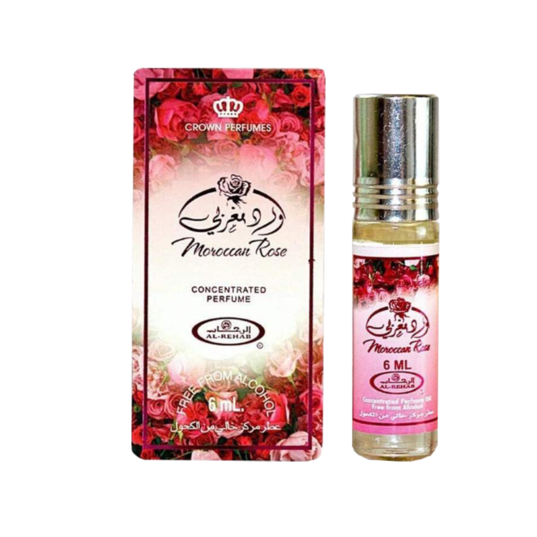 Moroccan Rose 6ml Perfume Oil by Al Rehab Intense Oud