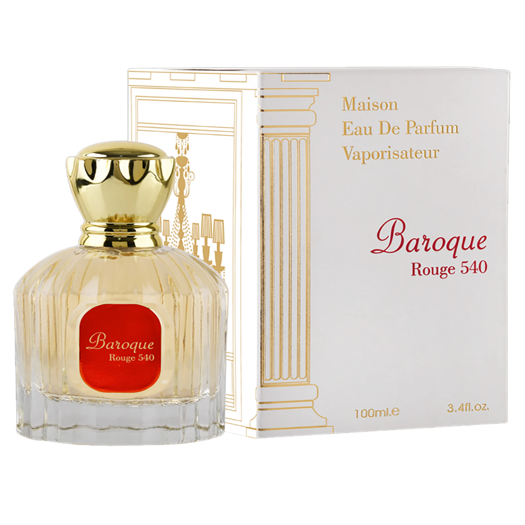 Baroque Rouge 540 For Men and Women, EDP-100ML/3.4Oz, By Maison Alhambra