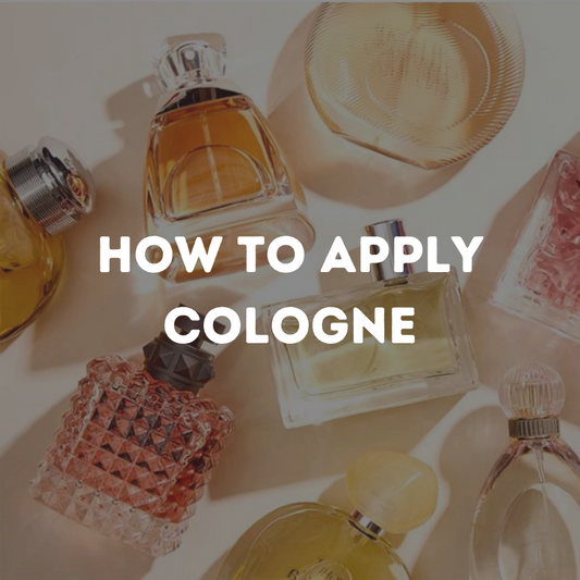 How to apply cologne