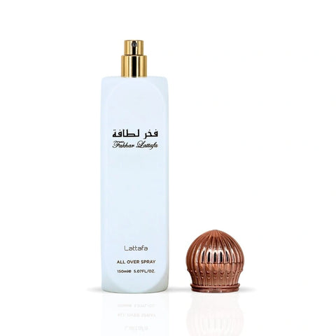 Fakhar Women All Over Spray 150ml (5.07 oz) by Lattafa | A Scent That Blooms Fearlessly - Intense Oud