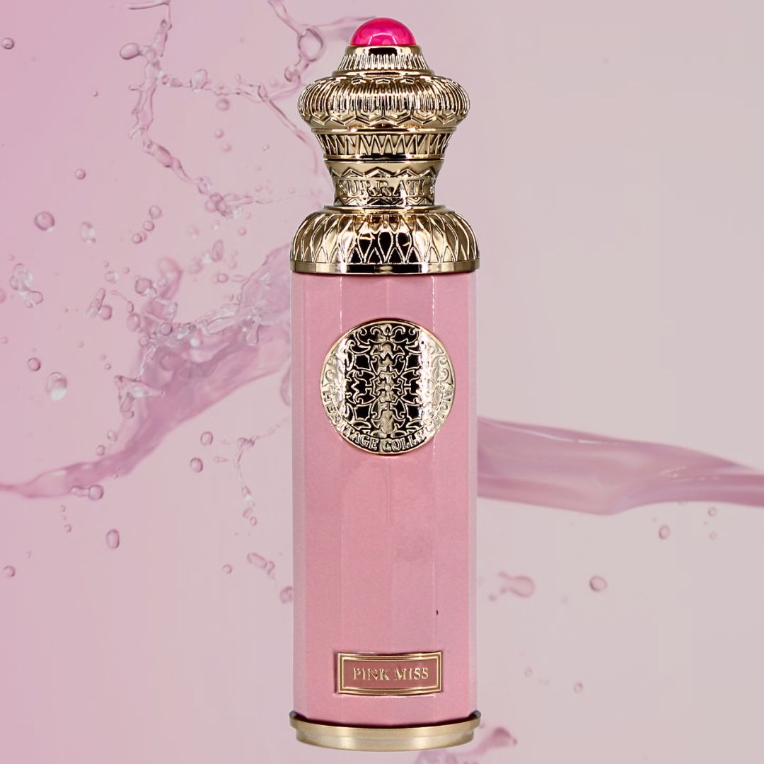 HERITAGE COLLECTION - PINK MISS Eau De Parfum Spray 140ML (4.7 OZ) By Surrati | A Playful Fruity-Floral Scent With An Elegant Finish. - Intense Oud