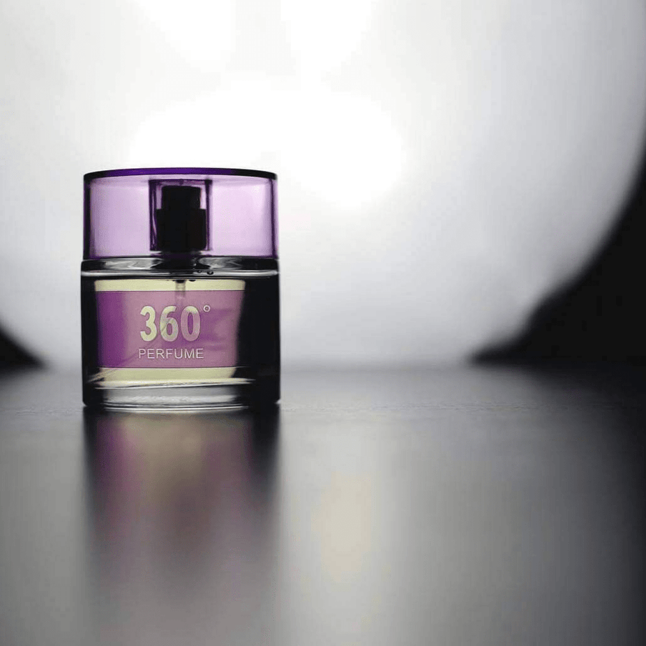 Arabian Oud 360 for Women Eau De Parfum 100 ML bottle with elegant floral design and clear glass showcasing the fragrance