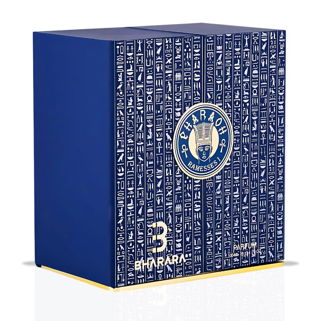 Pharaoh Ramesses I Eau De Parfum Spray 100ML (3.4 OZ) By BHARARA | A Bold & Daring Blend Of Rum, Fiery Spices, & Rich Woods With A Touch Of Sweet Caramel & Vanilla. - Intense Oud