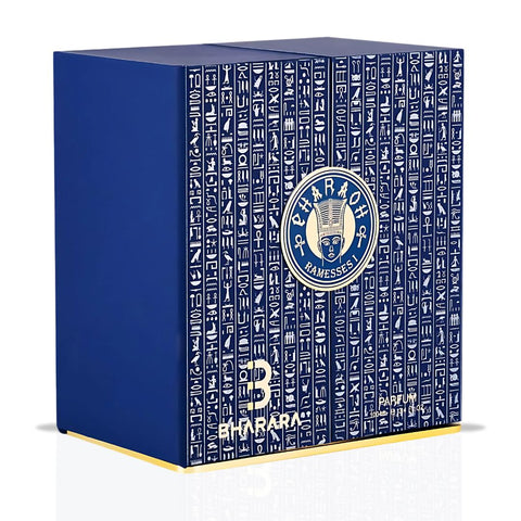 Pharaoh Ramesses I Eau De Parfum Spray 100ML (3.4 OZ) By BHARARA | A Bold & Daring Blend Of Rum, Fiery Spices, & Rich Woods With A Touch Of Sweet Caramel & Vanilla. - Intense Oud