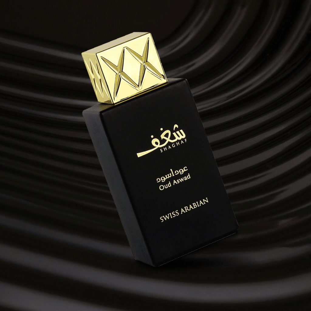 Shaghaf Oud Aswad EDP - 75 ML (2.5 oz) (with pouch) by Swiss Arabian - Intense oud