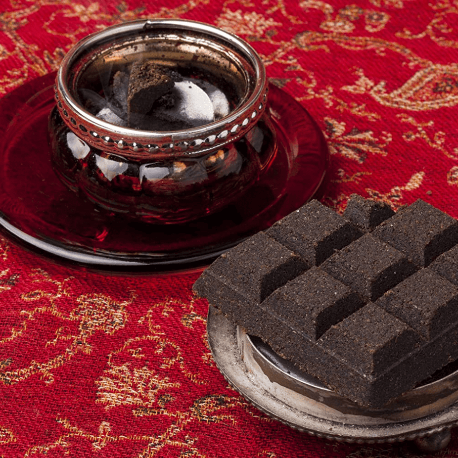Swiss Arabian Leilat Al Arais Bakhoor 40 GM, fragrant incense block with floral and woody aroma, in a decorative box.