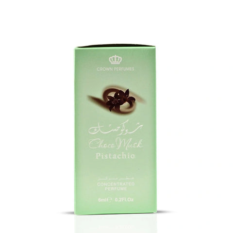 Choco Musk Pistachio Perfume Oil CPO 6ML (0.2 OZ) by Al Rehab | A Nutty Temptation Too Good to Resist (Pack of 3) - Intense Oud