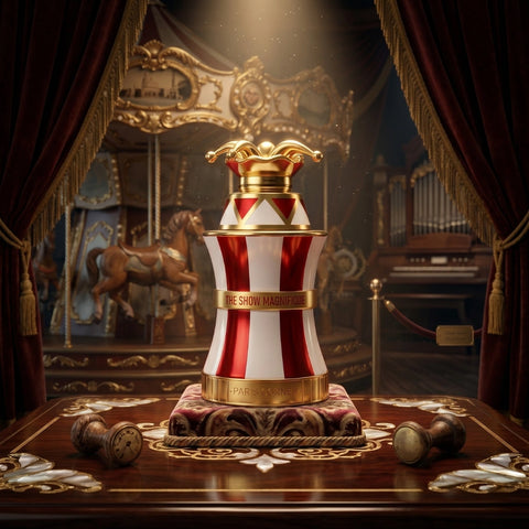 Paris Corner Show Magnifique Eau De Parfum spray 100ml bottle, elegant perfume with floral and woody notes, stylish packaging.