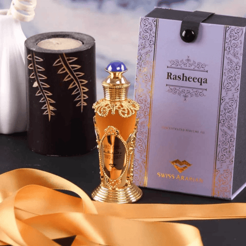 Rasheeqa Perfume Oil - 20 ML (0.68 oz) by Swiss Arabian - Intense oud
