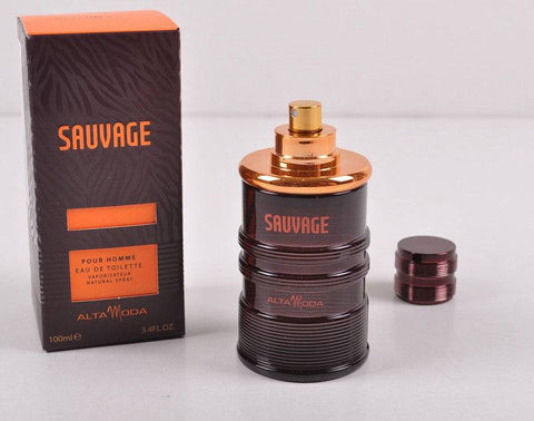 Sauvage for Men EDT- 100 ML (3.4 oz) by Alta Moda (BOTTLE WITH VELVET POUCH) - Intense oud