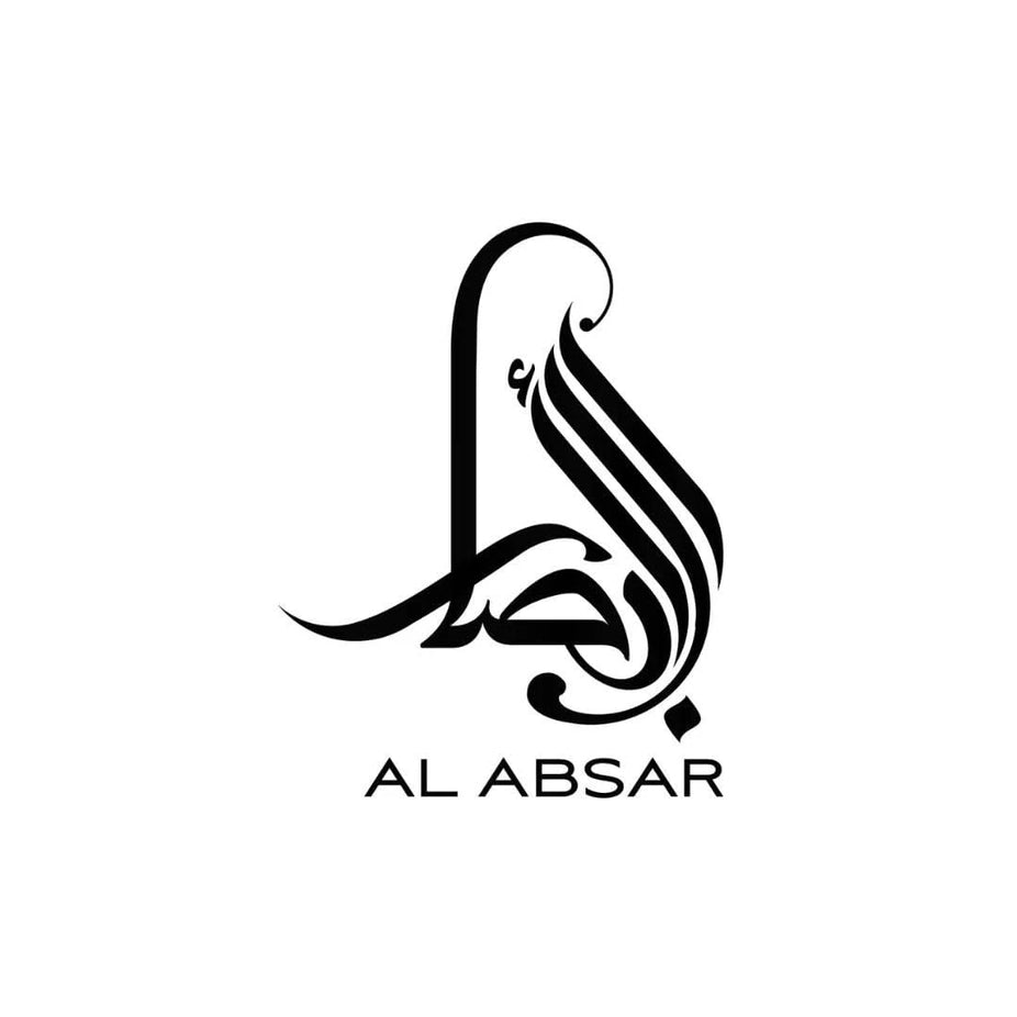 Al Absar Shahoor Intense, Elixir, and Platinum Eau de Parfum spray bundle, 100ml bottles, featuring elegant glass bottles and spray nozzles.