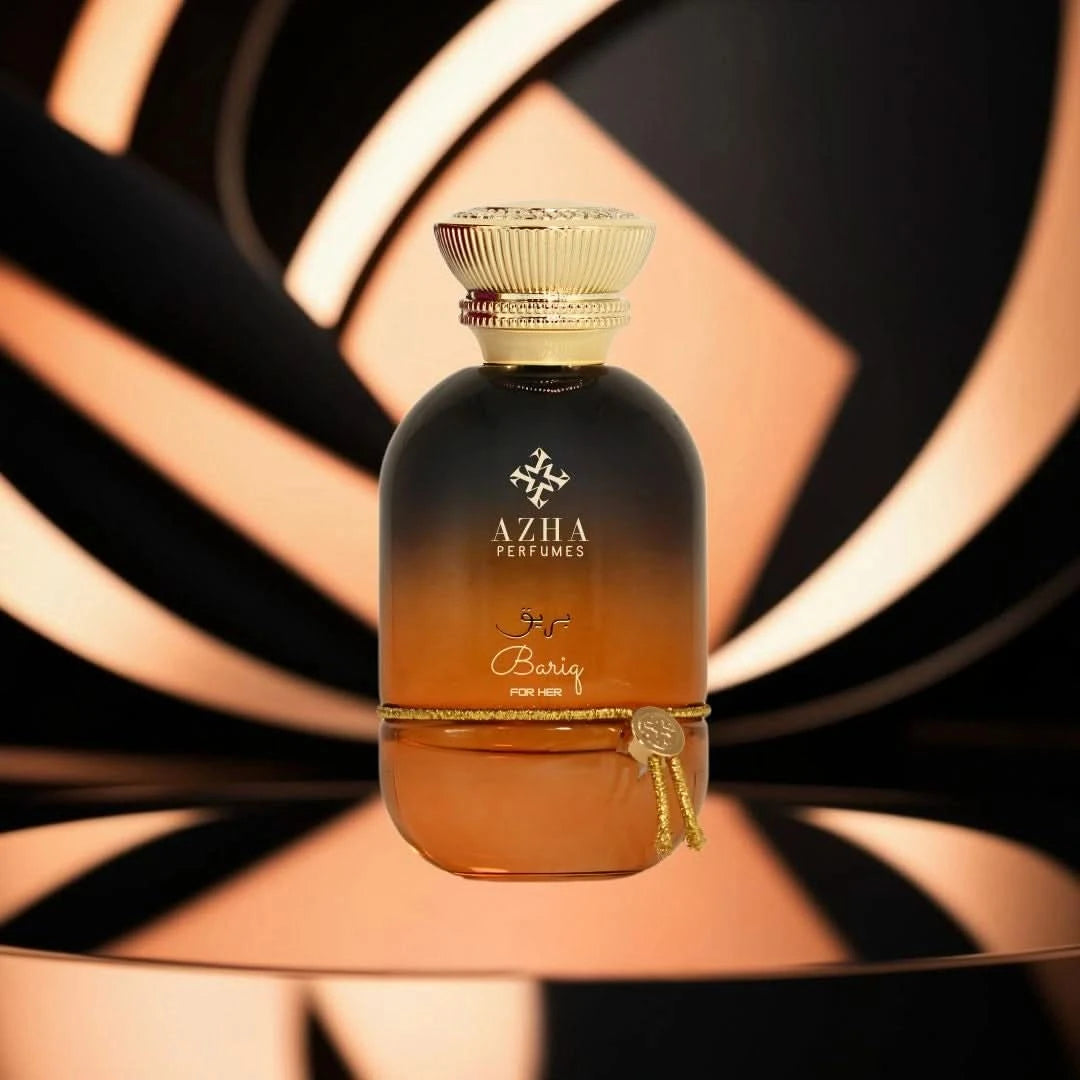 Bariq For Her Eau De Parfum Spray 100ML (3.4 OZ) by Azha (Velvet Pouch) - Intense Oud