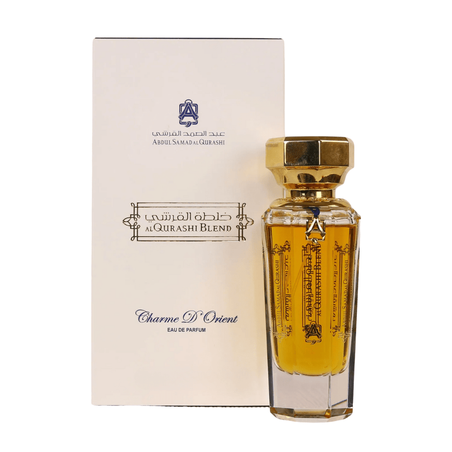 Al Qurashi Blend EDP by ASQ, 150ml Eau De Parfum bottle with elegant design, showcasing the fragrance container.