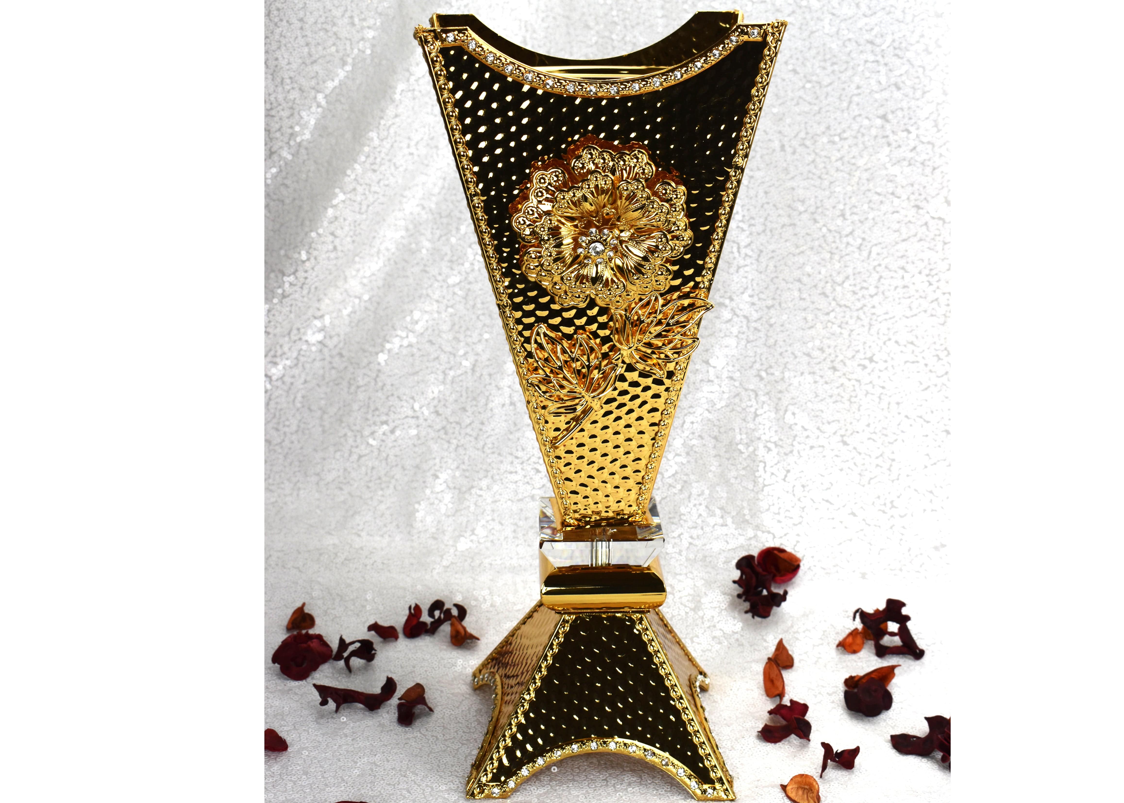 15 inch Gold Scaled Flower Bakhoor by Intense Oud - Intense oud