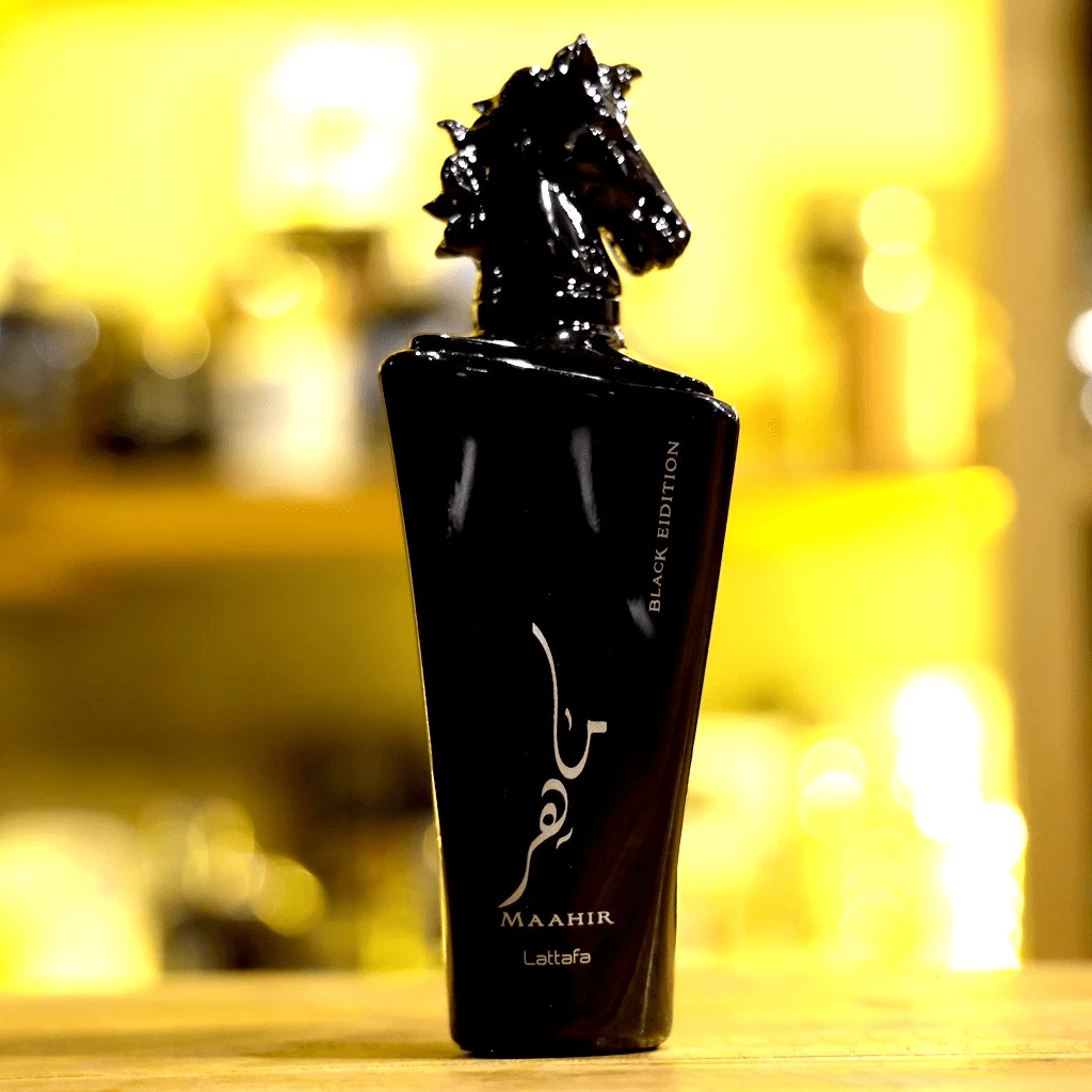 Maahir Black Edition EDP - 100ML(3.4 oz) by Lattafa - Intense oud