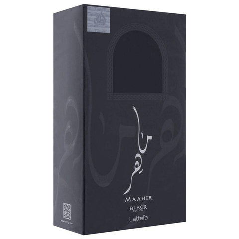 Maahir Black Edition EDP - 100ML(3.4 oz) by Lattafa - Intense oud