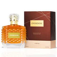Overdose Eau De Parfum Spray 100ML (3.4 OZ) By Al Rehab | Sweet, Spicy, Rich, Luxurious Fragrance. - Intense Oud