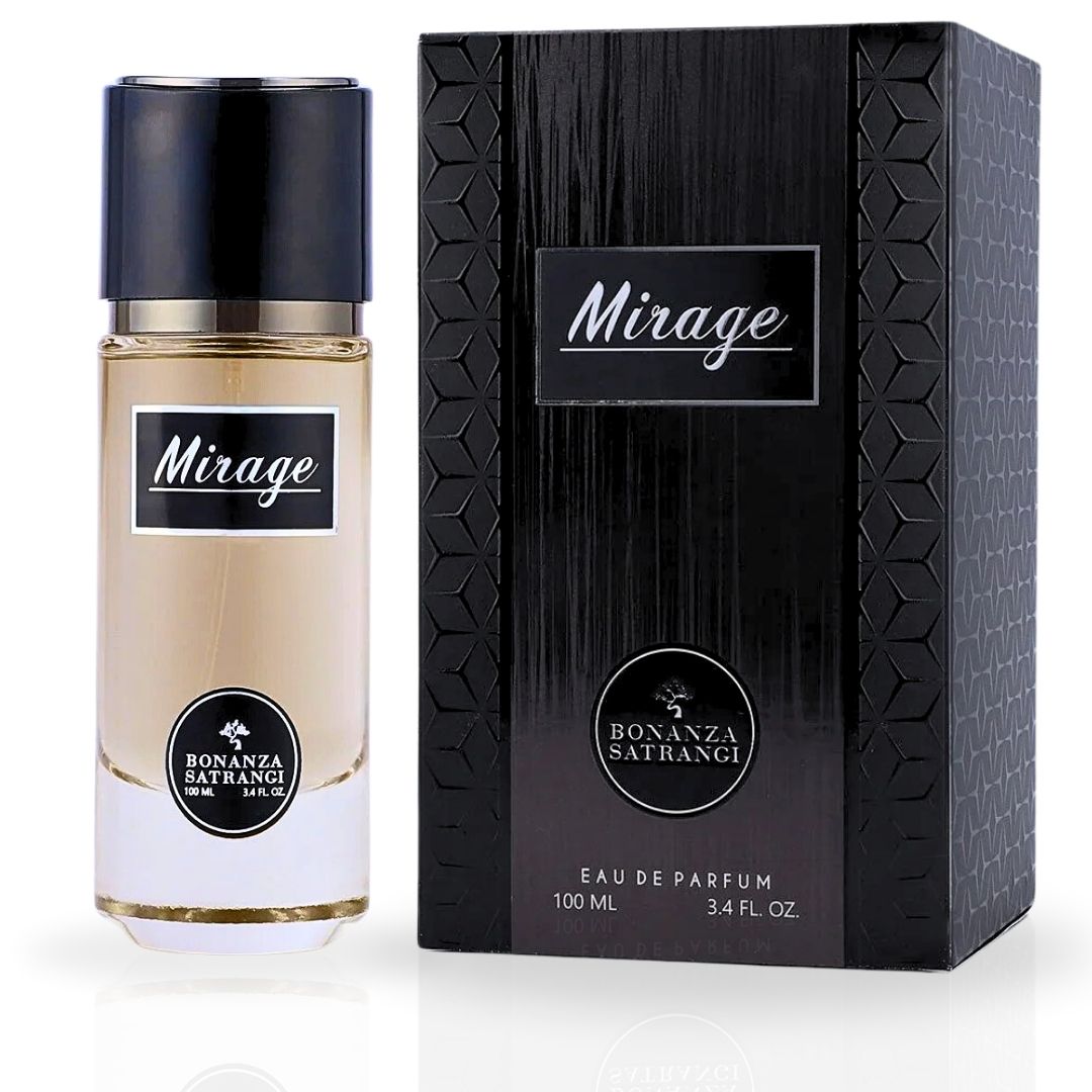 Mirage EDP Spray 100ML (3.4 OZ) by Bonanza Satrangi | Long Lasting, Fruity, Floral, Refreshing, Musky, Luxurious Fragrance. - Intense Oud