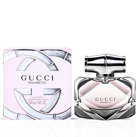 Gucci Bamboo for Women Eau de Parfum Spray 50ml (1.6 oz) | Bergamot’s Light, Lily’s Poise & Vanilla’s Embrace - Intense Oud