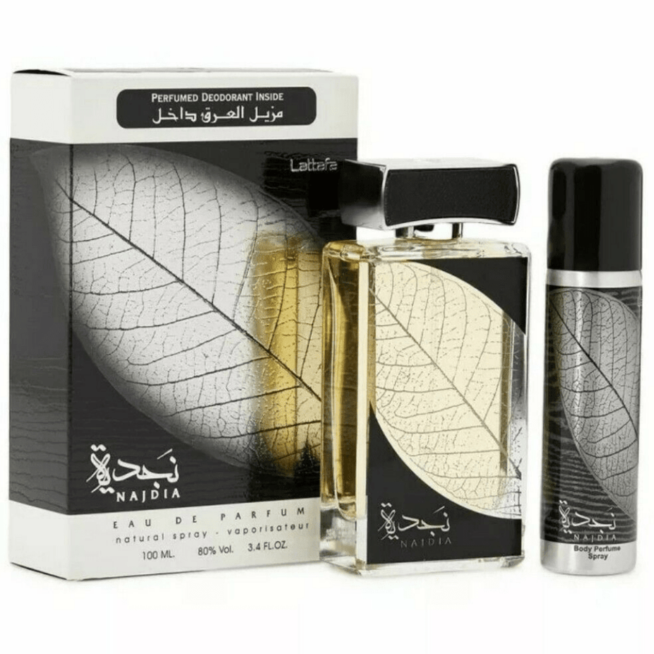 Najdia for Men EDP - 100ML (3.4oz) w/ Deo by Lattafa - Intense oud