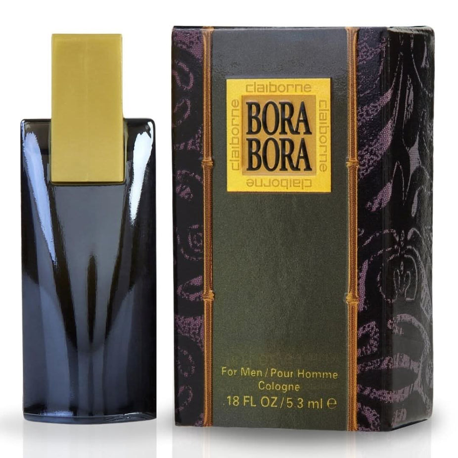 Liz Claiborne Bora Bora Men Cologne EDT mini bottle, 5.3ml, long-lasting, luxurious fragrance miniature for men.