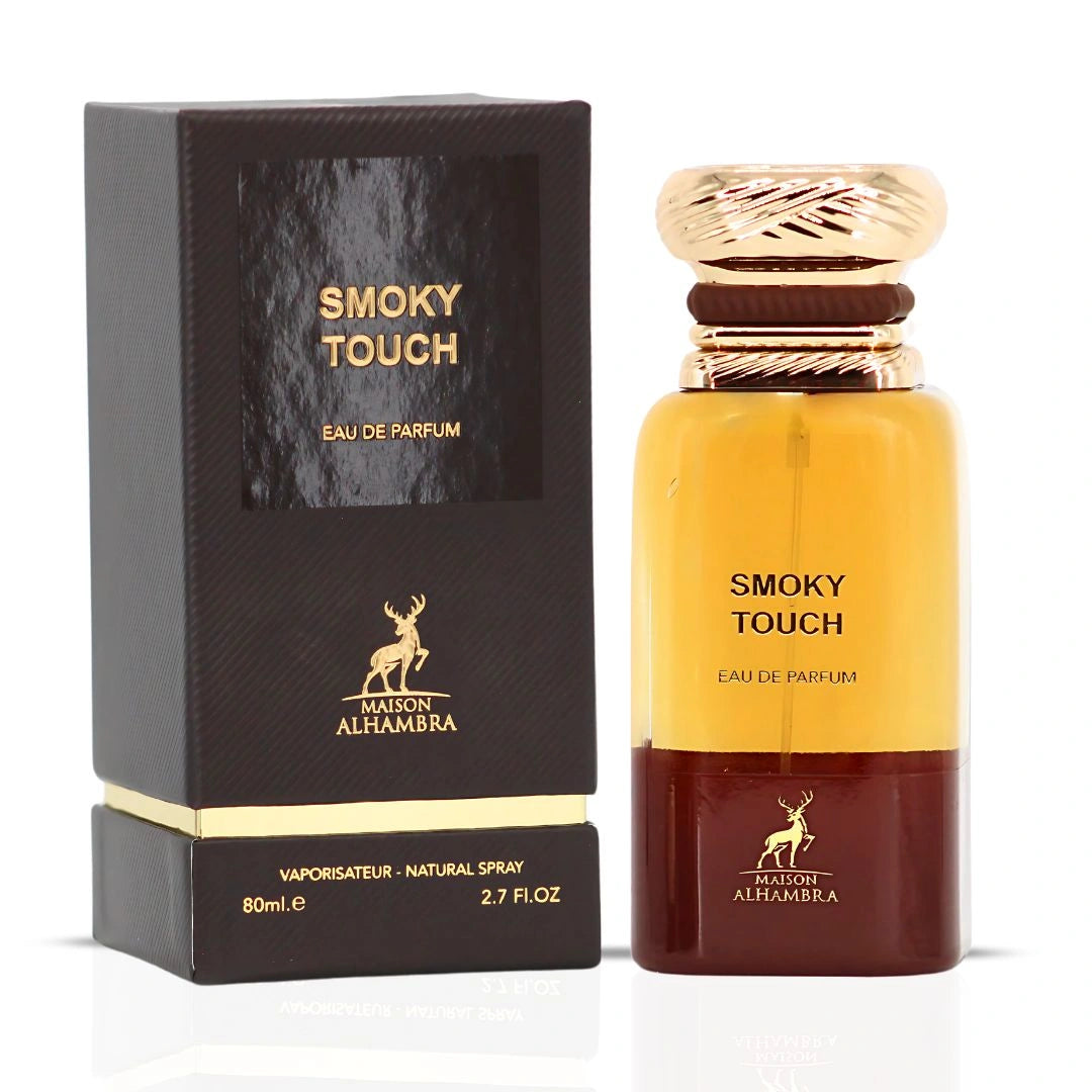 Smoky Touch Eau de Parfum Spray 80ml (2.7 oz) by Maison Alhambra | Smoky Indulgence With A Gourmand Heart - Intense Oud