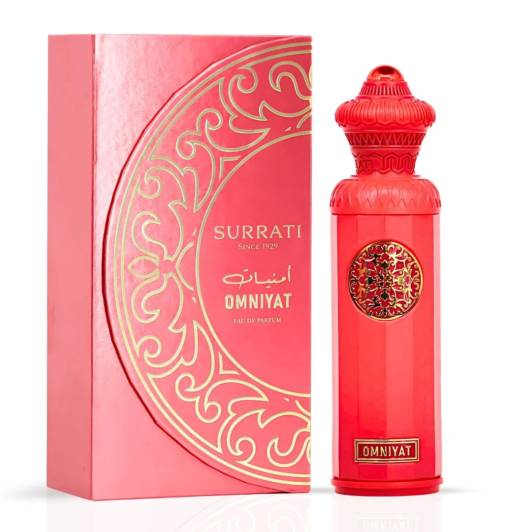 Omniyat Eau de Parfum Spray 140ml (4.7 oz) by Surrati | Bold Fruits, Sweet Florals & A Cozy Finish - Intense Oud