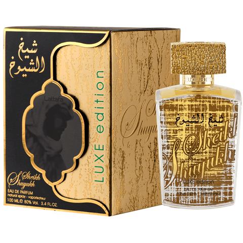 Sheikh Al Shuyukh Luxe EDP 100ML 3.4 oz by Lattafa Intense Oud