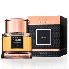 Niche Oud EDP Spray 90ML (3 OZ) By Armaf | Long Lasting, Luxurious, Signature Scents Of Arabia. - Intense Oud