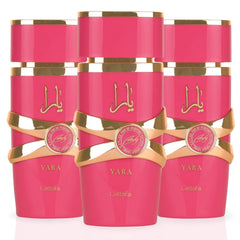 Yara Candy Eau De Parfum Spray 100ML (3.4 OZ) By Lattafa| Indulge In A Playful Burst Of Fruity Sweetness. (PACK OF 3) - Intense Oud