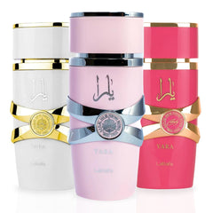 Yara, Yara Candy & Yara Moi EDP Sprays 100ML (3.4 OZ) By Lattafa | Sweet, Tropical & Indulgent - Experience The Yara Trio. (YARA BLOSSOM TRIO) - Intense Oud