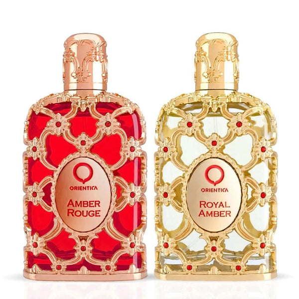 Amber Rouge & Royal Amber Eau de Parfum Sprays 80ml (2.7 Oz) by Orient
