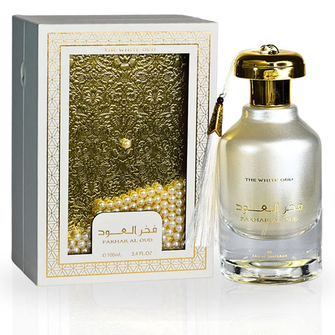 Fakhar Al Oud The White Oud EDP Spray 100ML (3.4 OZ) By Ard Al Zaafaran | An Exotic Scent With Luxurious & Irresistible Aroma. - Intense Oud