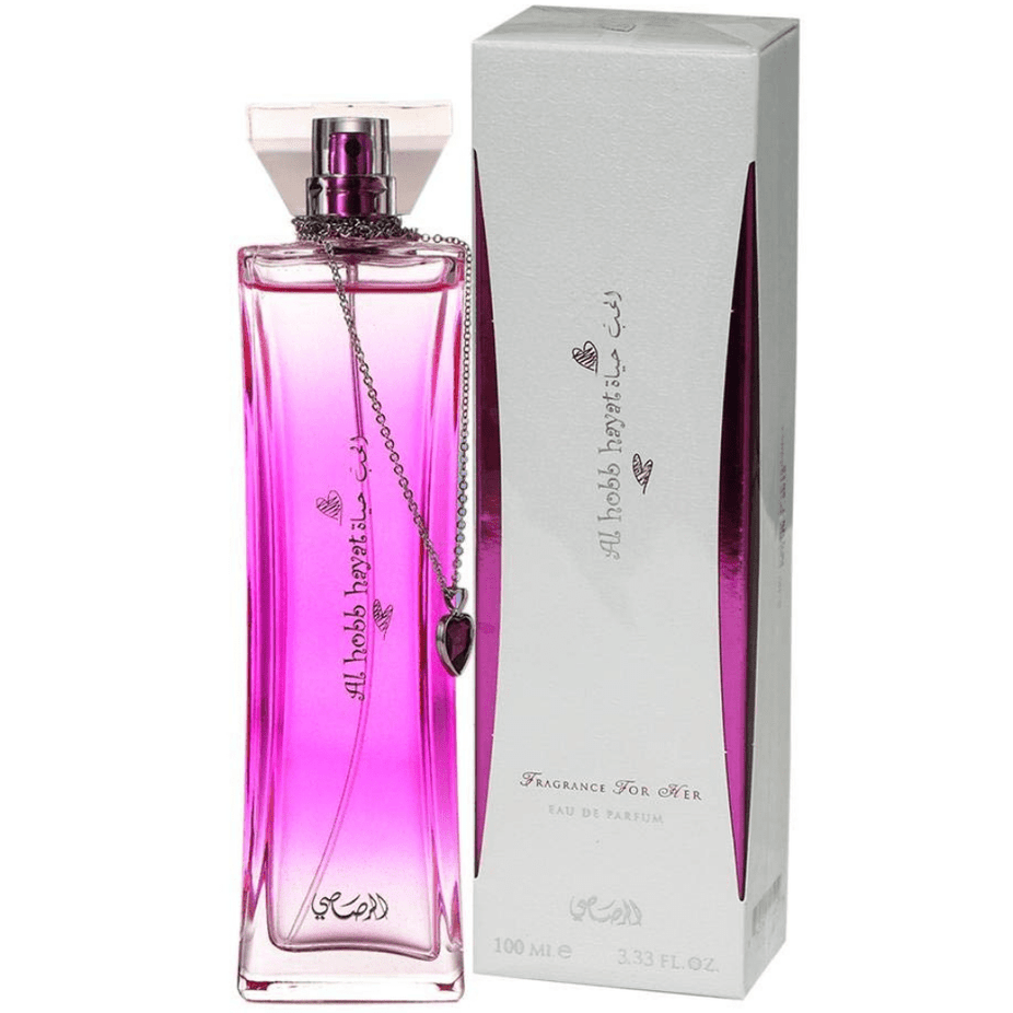Al Hobb Hayat for Women EDP-100ml by Rasasi - Intense oud