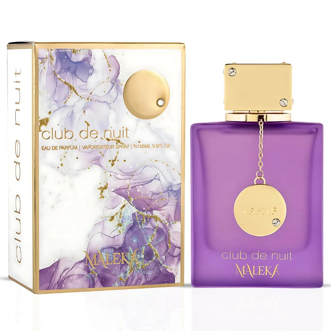 Club De Nuit Maleka Eau de Parfum Spray 105ml (3.6 oz) by Armaf | Fresh, Feminine, Softly Bold & Unforgettable - Intense Oud