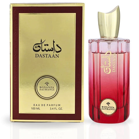 Bonanza Satrangi Dastaan EDP Spray 100ML bottle with elegant floral design and luxurious fragrance label.