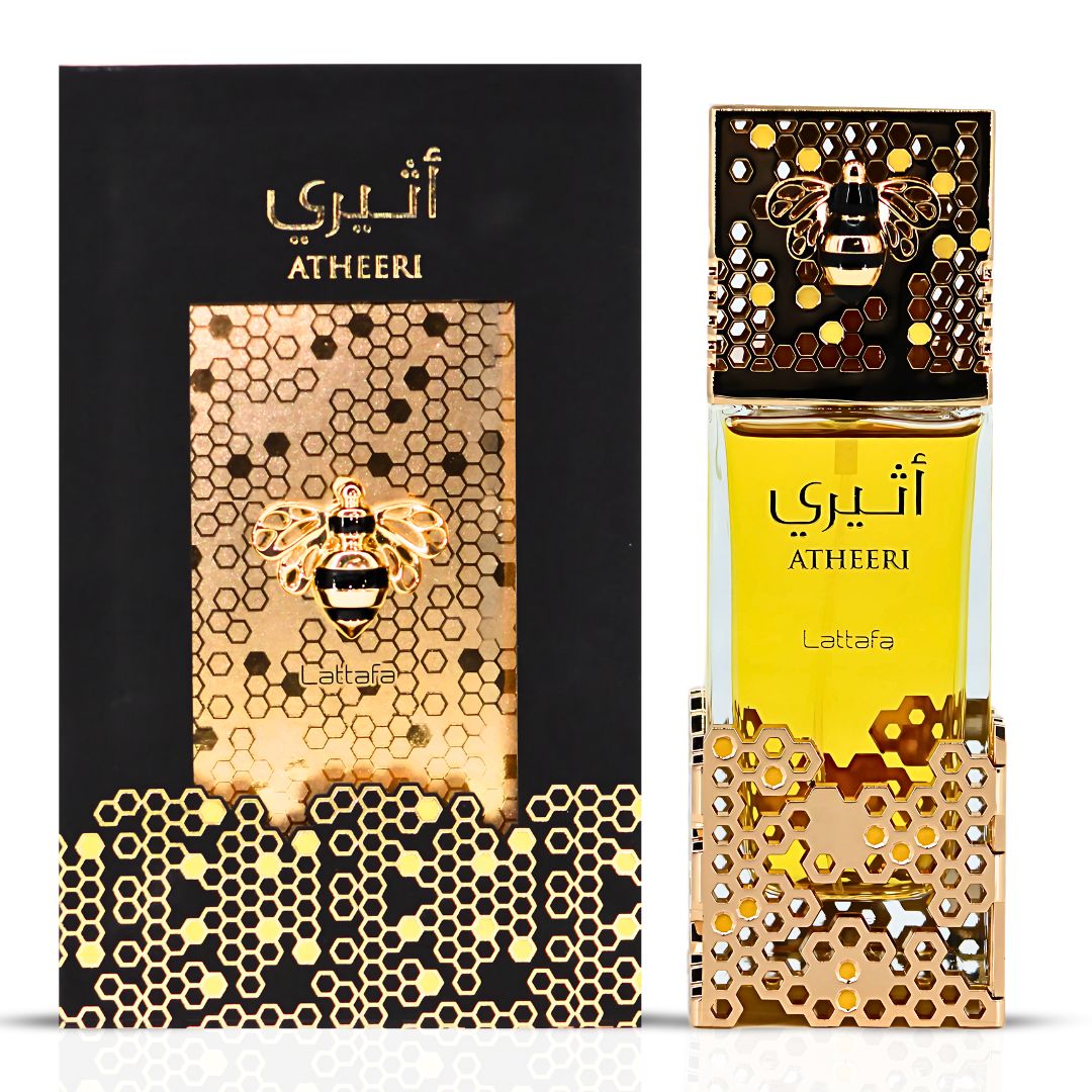 Atheeri Eau De Parfum Spray 100ML (3.4 OZ) by Lattafa | An Exotic Whisper of Floral Elegance, Where Orchid Blooms Over Vanilla Warmth. - Intense Oud
