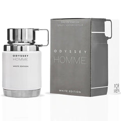 Odyssey Homme White Edition EDP Spray 60ML (2.02 OZ) by Armaf | A Fresh, Zesty Fragrance With Sophisticated Woody Undertones. - Intense Oud