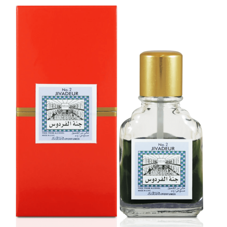 Nabeel Jannet El Firdaus Perfume Oil 10ml CPO bottle with elegant packaging, showcasing the concentrated perfume oil by Nabeel Perfumes.