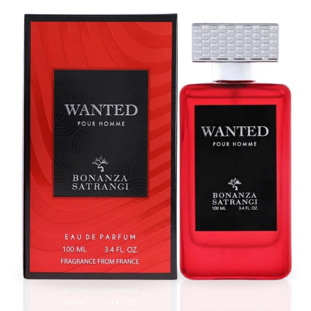 Wanted Pour Homme EDP Spray 100 ML (3.4 OZ) by Bonanza Satrangi - Intense Oud